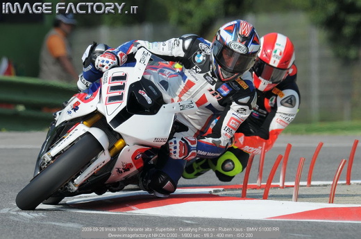 2009-09-26 Imola 1098 Variante alta - Superbike - Qualifyng Practice - Ruben Xaus - BMW S1000 RR